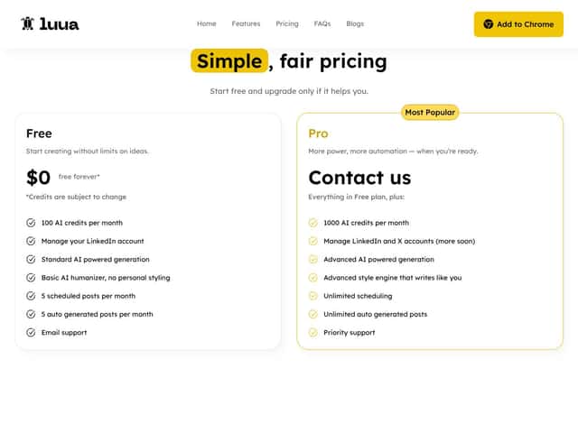 Luua interface