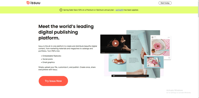 Best Flipbook Software Issuu