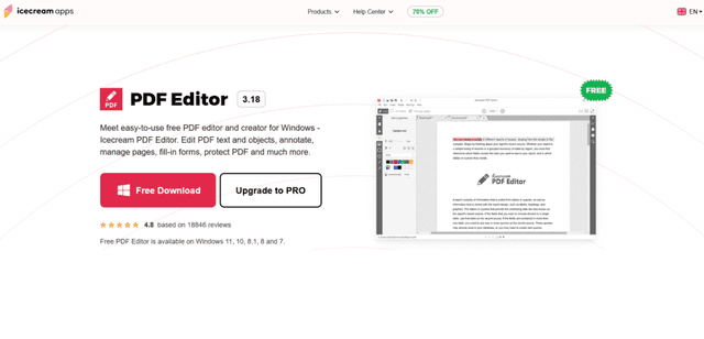 Icecream PDF Editor