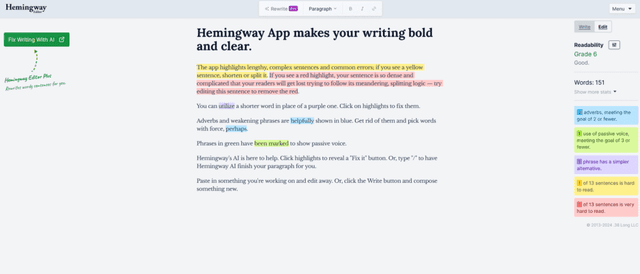 Editor Hemingway