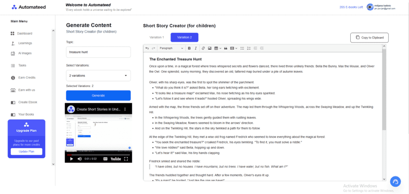 AI Short Story Generator