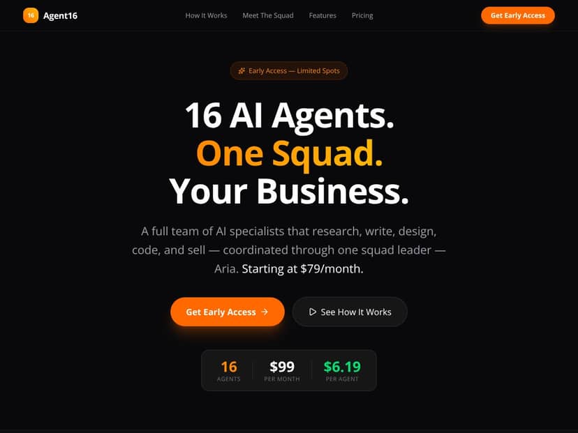 Agent16 screenshot