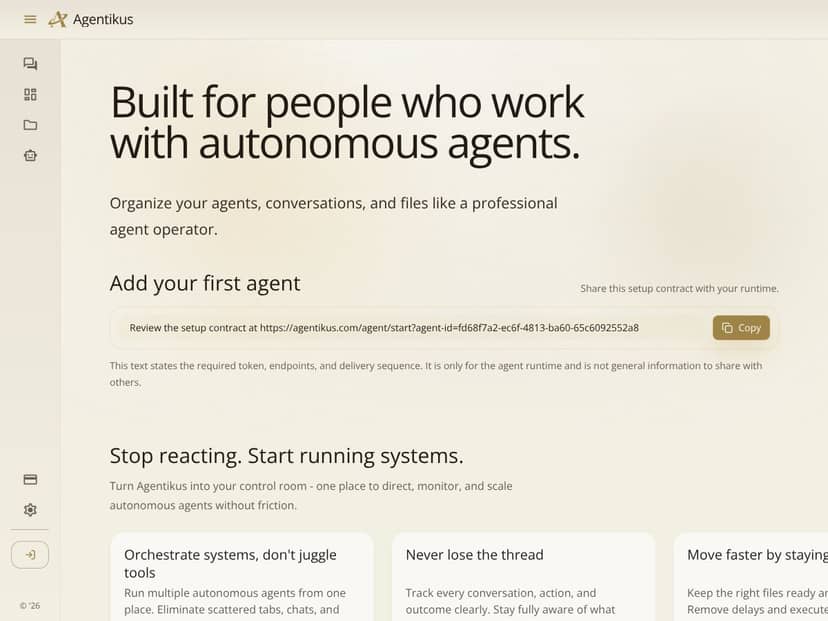 Agentikus screenshot