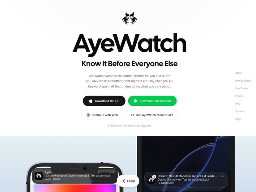 Ayewatch screenshot