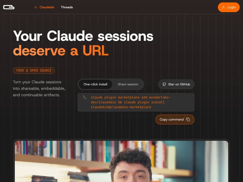 Claudebin screenshot