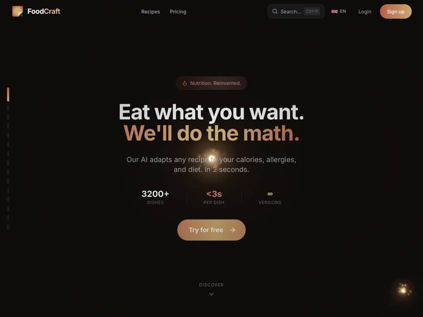 FoodCraft screenshot