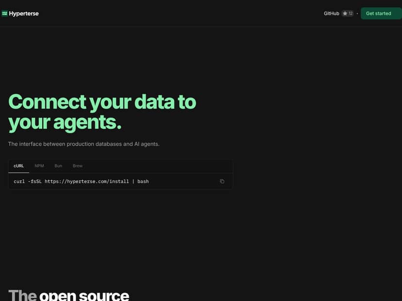 Hyperterse screenshot