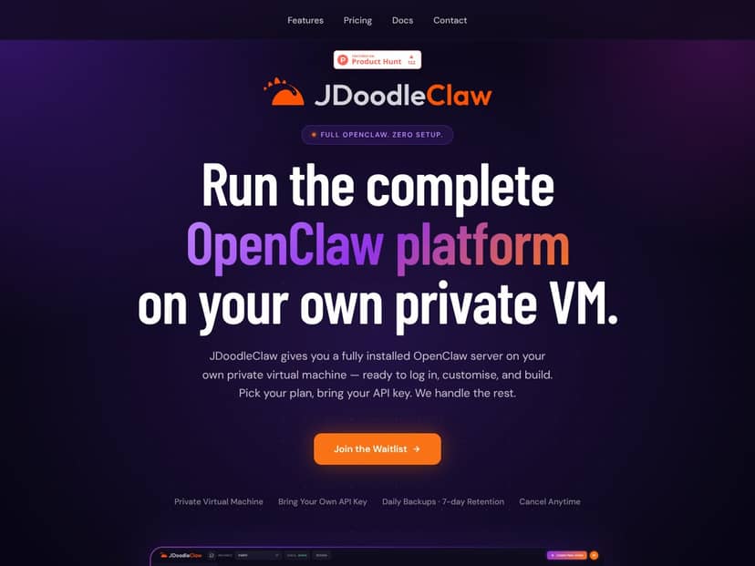 JDoodleClaw screenshot