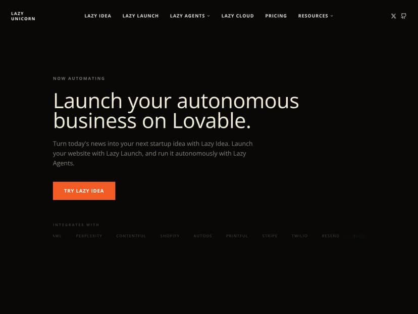 Lazy Unicorn screenshot