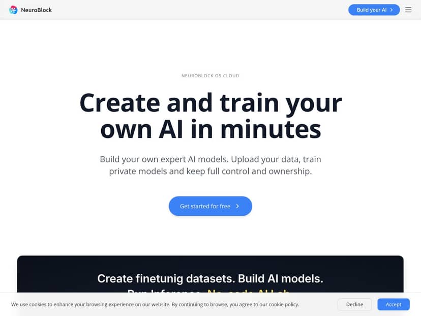 NeuroBlock screenshot