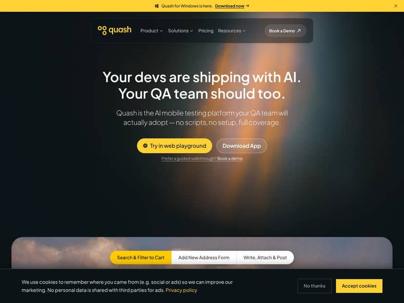Quash screenshot