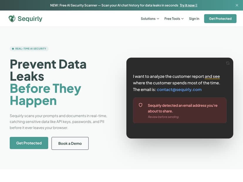 Sequirly screenshot