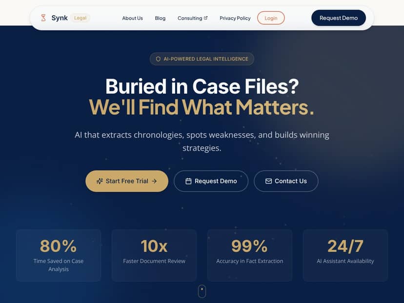 SYNK Legal screenshot