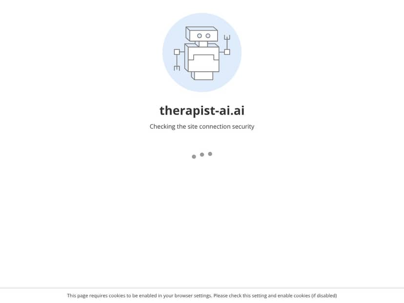 Therapist AI screenshot