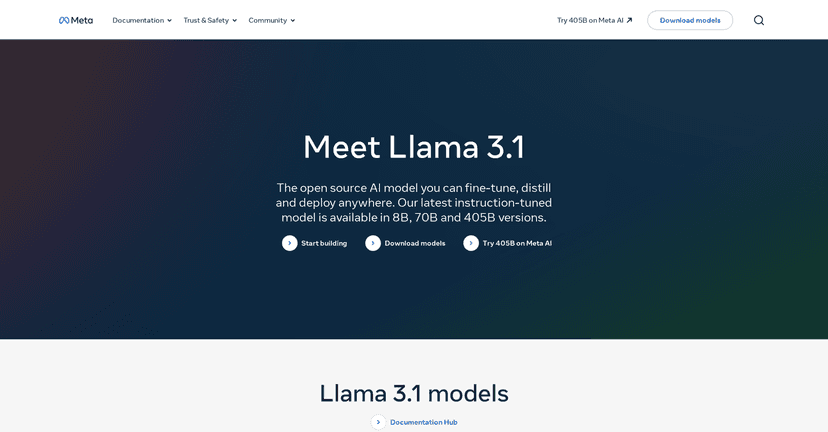 Llama 3.1 by Meta