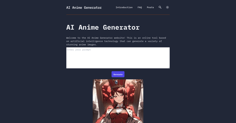 Ai Anime Generator