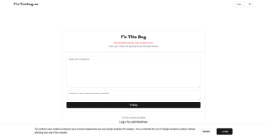 Fixthisbug.De