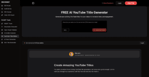 Free Ai Youtube Title Generator