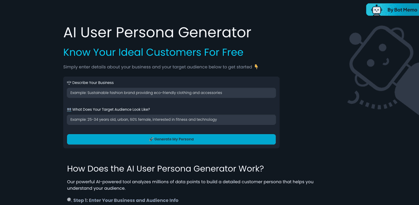 Ai User Persona Generator