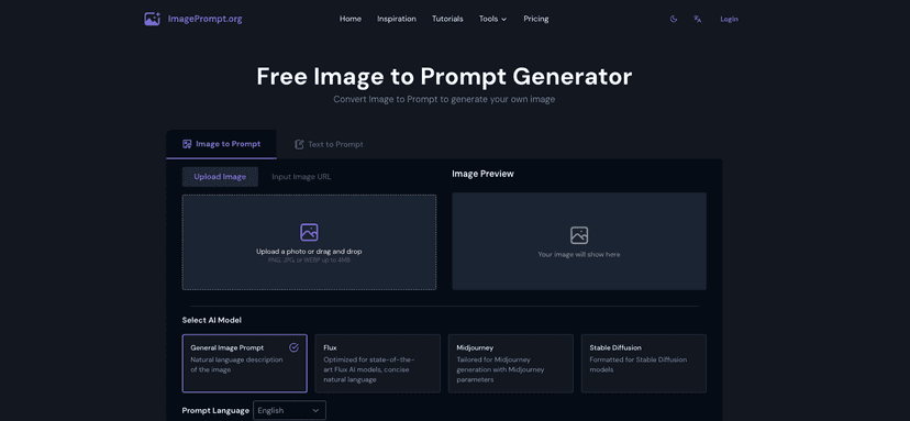 Image To Prompt Generator