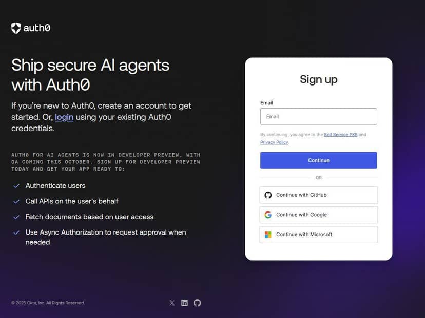 Auth0 For Ai Agents