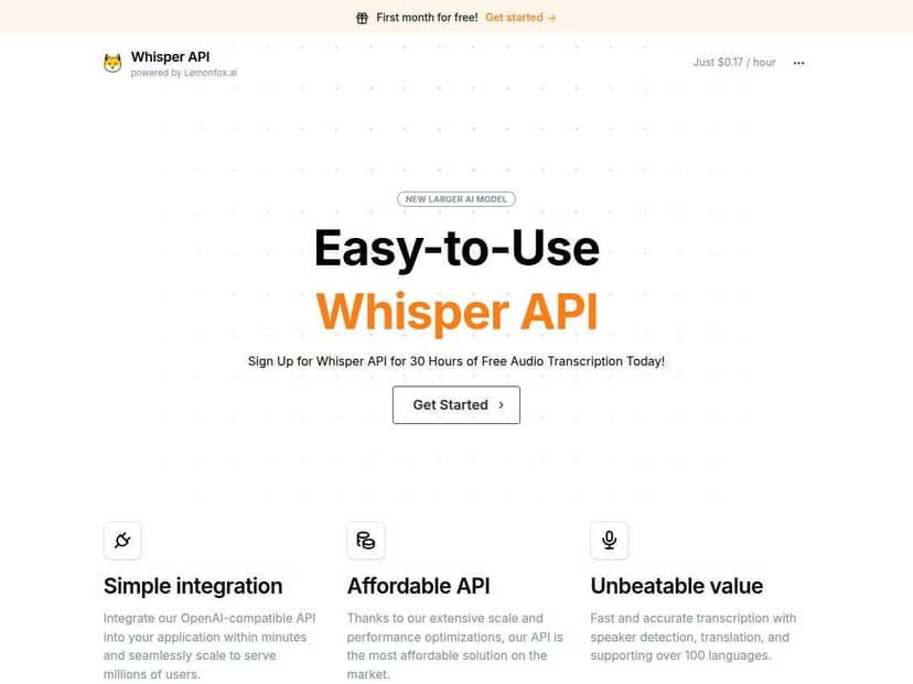 Whisper Api