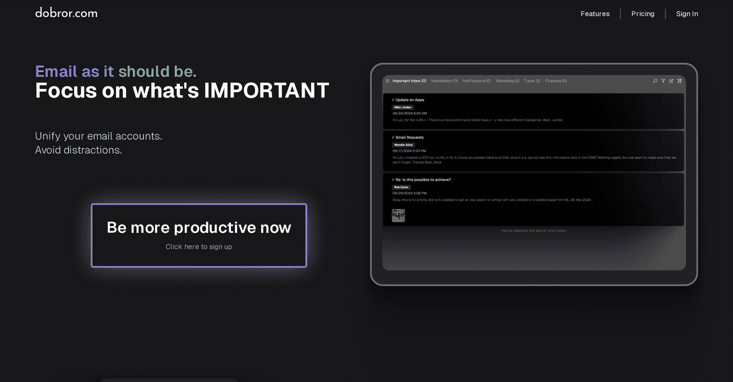 Dobror Review – The Ultimate Email Client for Productivity
