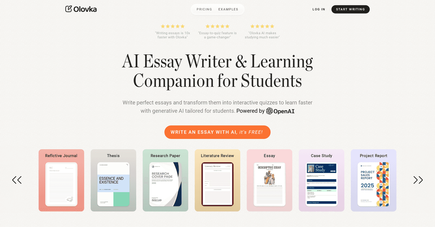 Olovka AI Essay Writer Review – Write Smarter, Not Harder