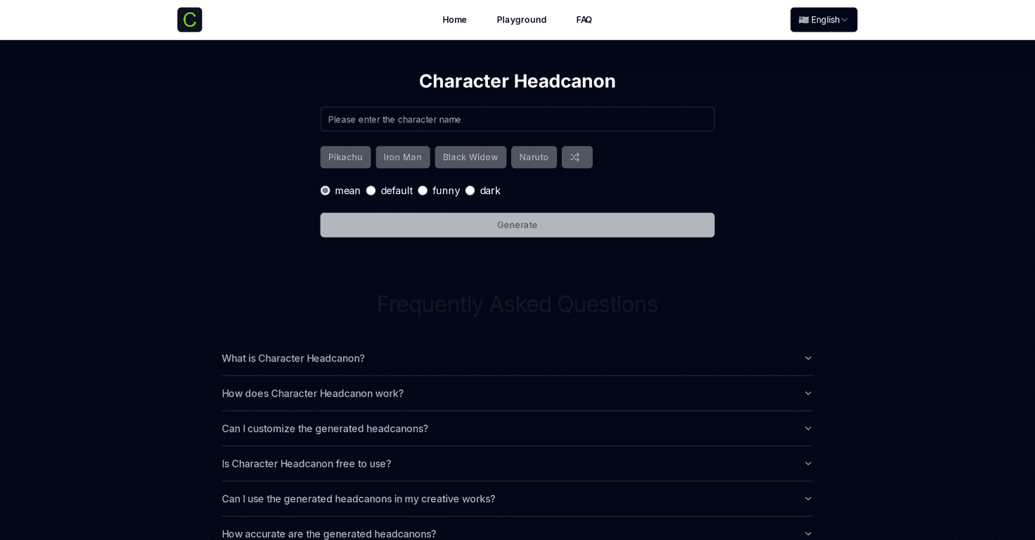 Character Headcanon Review – Unleash Your Imagination