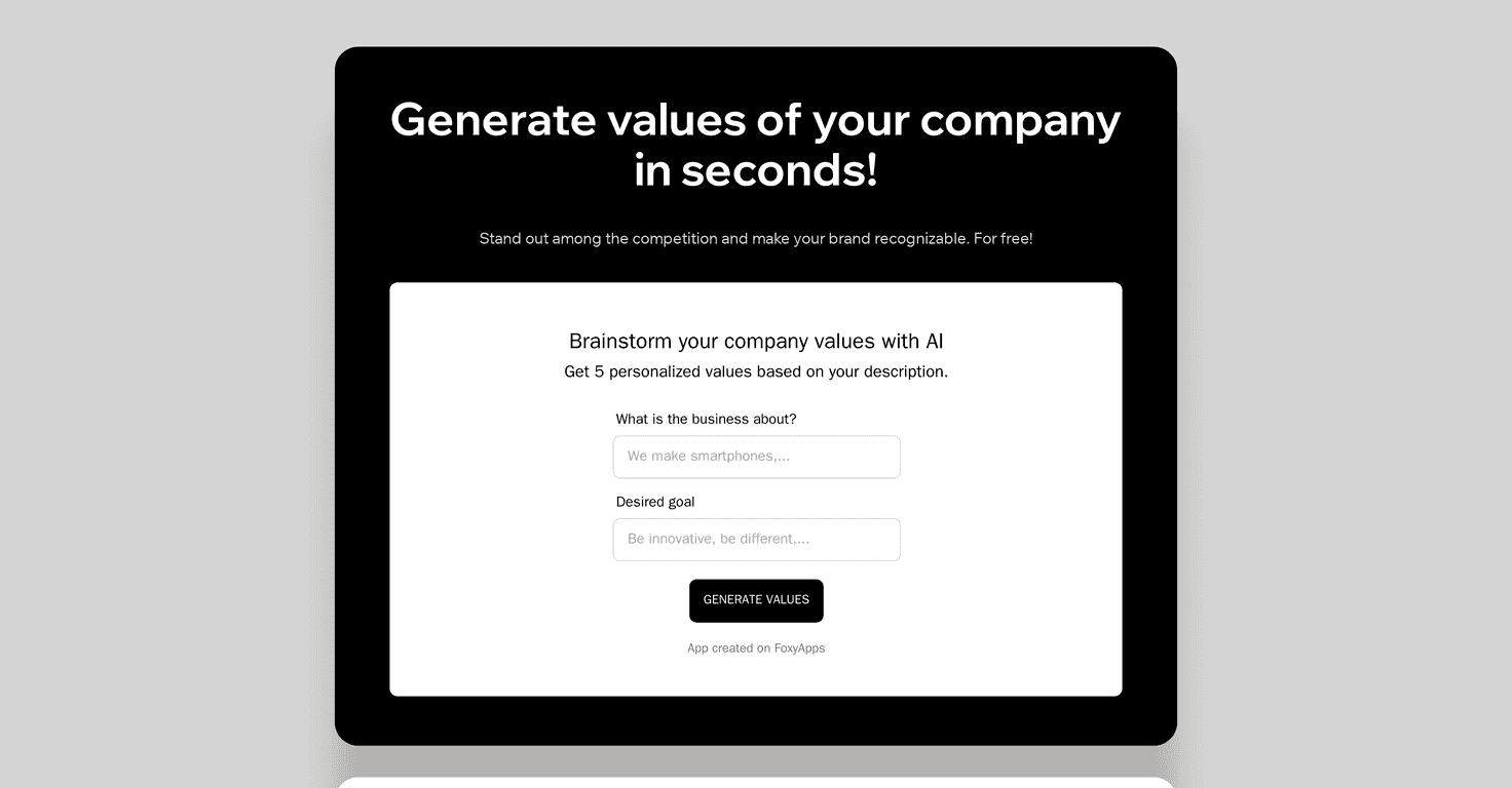Company Values Generator Review – A Simple Tool for Your Brand