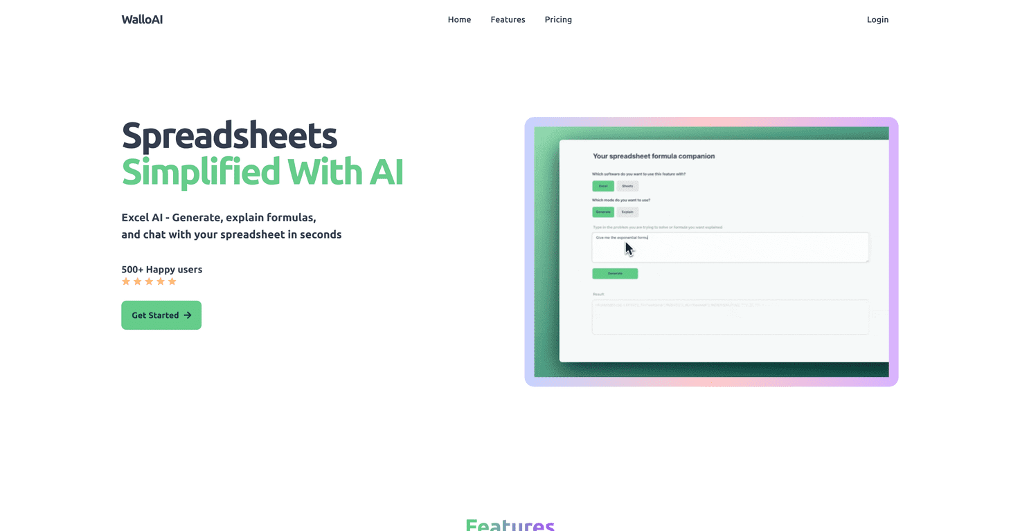 WalloAI Review – Your AI Assistant for Spreadsheets
