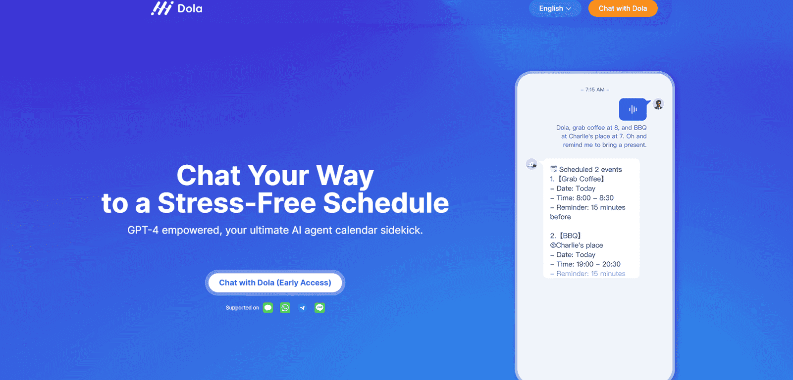 Dola Review – Your AI Calendar Assistant on Demand