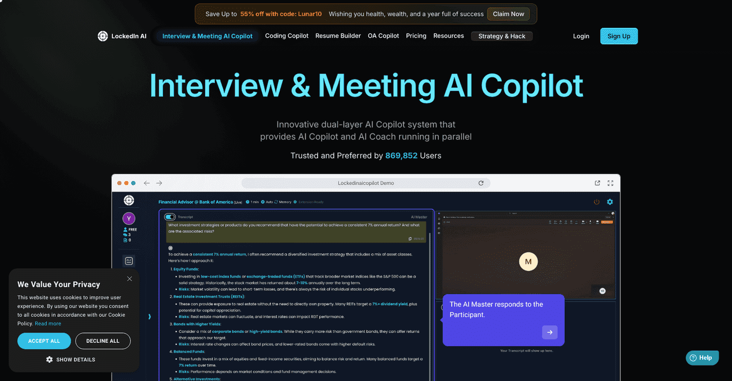 LockedIn AI Review – Your Interview Game Changer