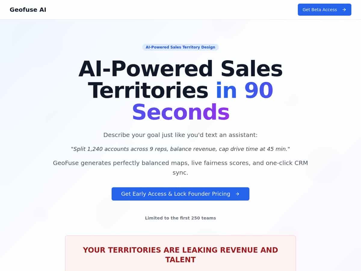 Geofuse Review – Simplified and Fast Sales Territory Mapping