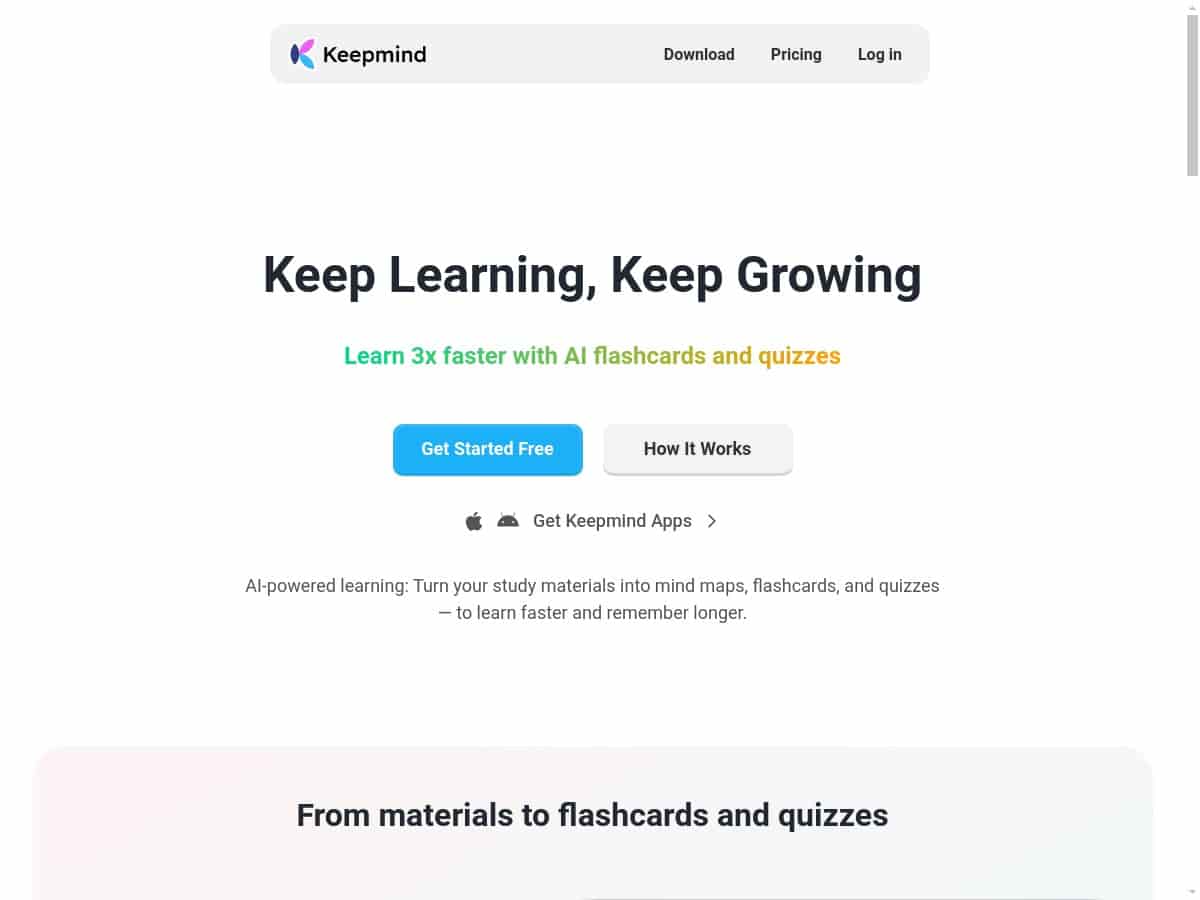 KeepMind Review – Boost Your Learning with AI Flashcards