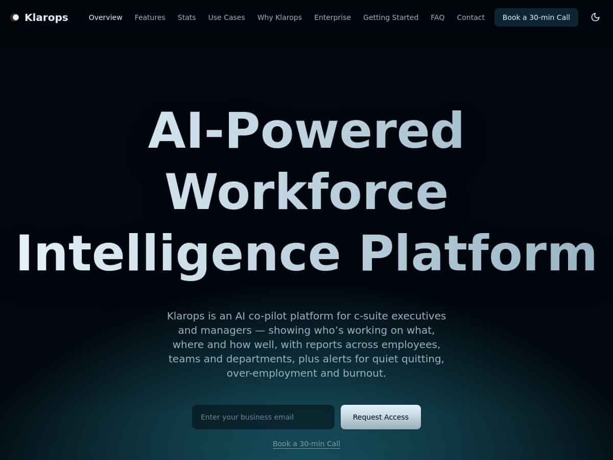 Klarops Review – AI Workforce Insights for Better Management