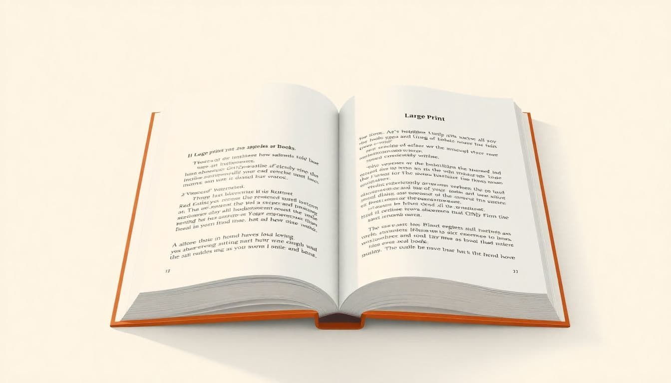 Large Print Edition Formatting Tips for Clear and Readable Books