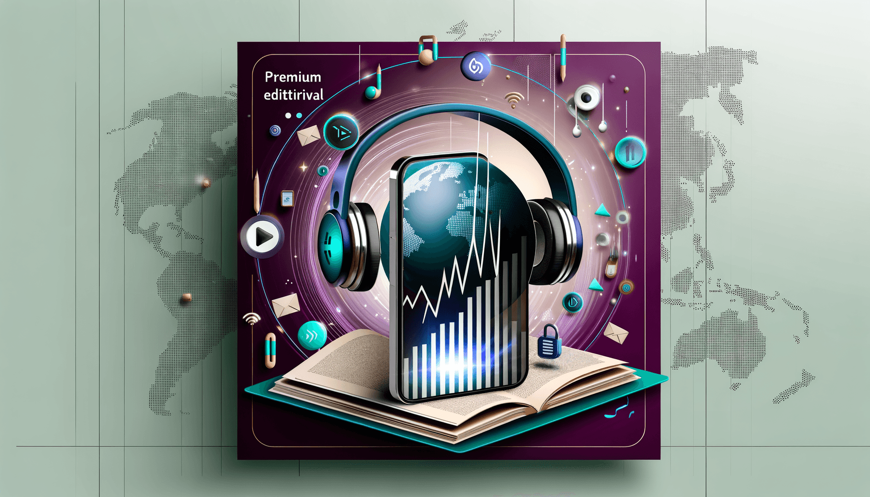 Audiobook Statistics: Market Size, Growth Trends & Industry Insights - showing global growth and market trends