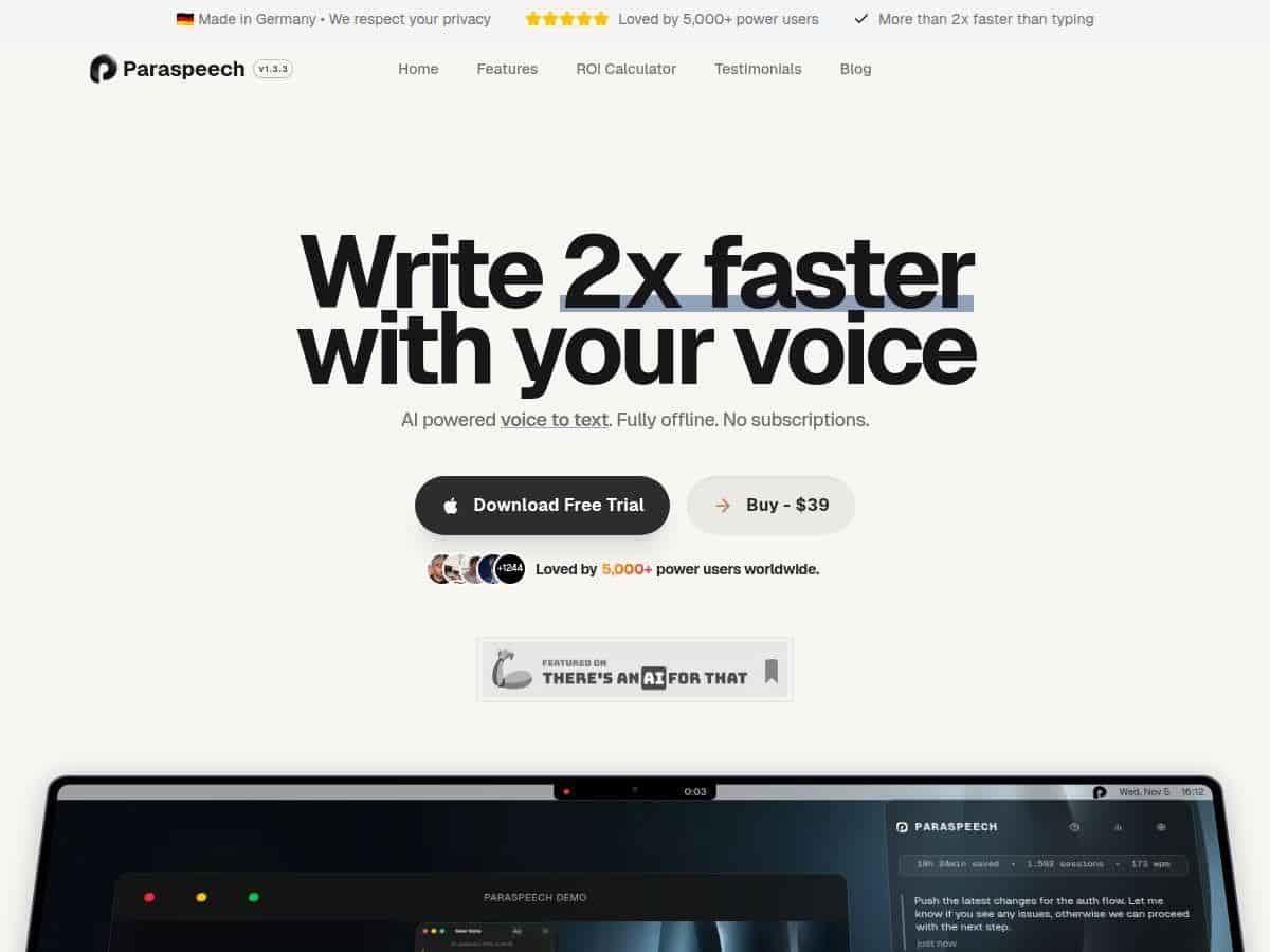 Paraspeech Review – Fast, Private Speech-to-Text for Mac