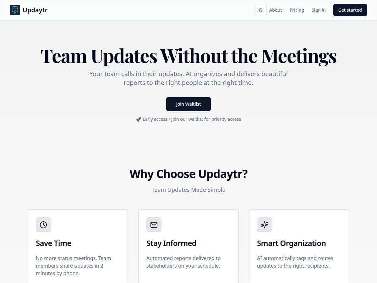 Updaytr Review – Simplify Communication with Voice AI