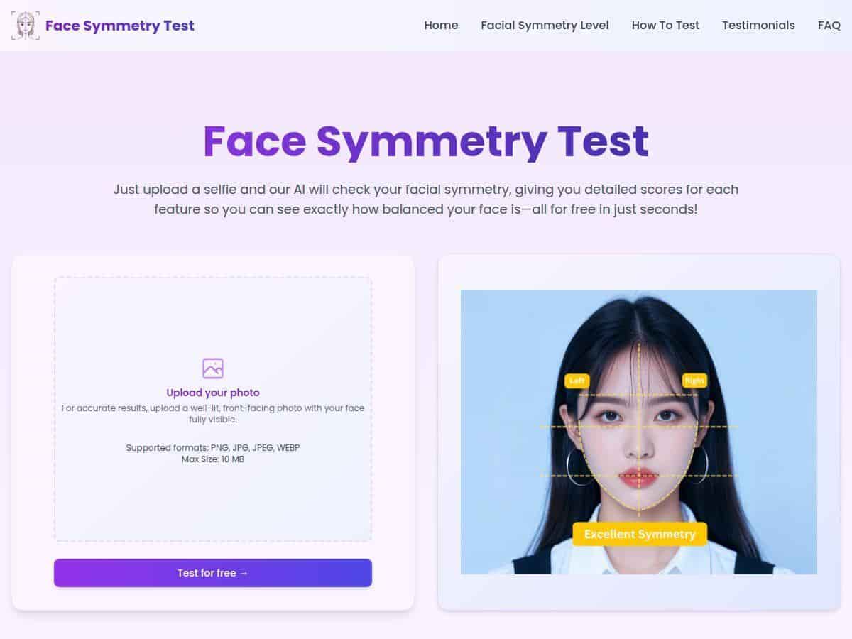 FaceSymmetryTest Review – Honest Look at Free AI Tool