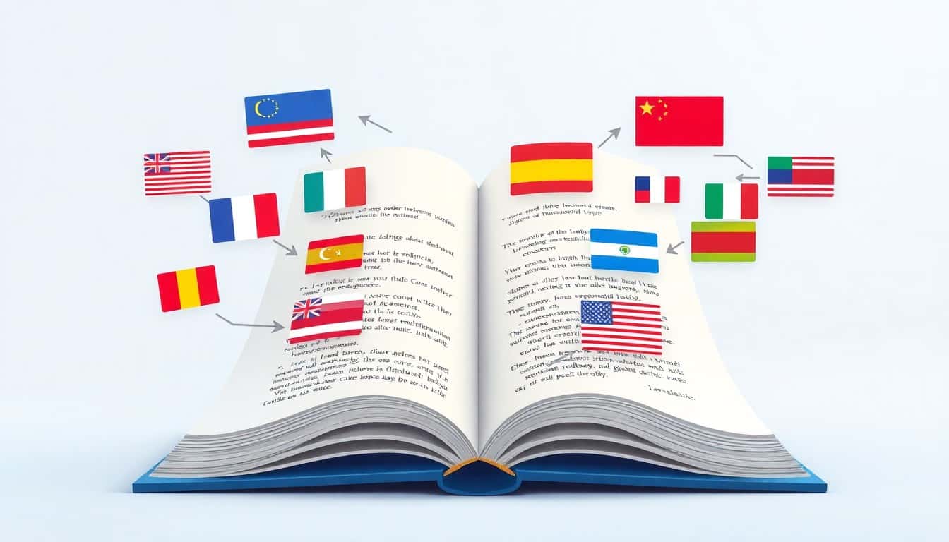 Traductor de Libros con IA traduciendo contenido a múltiples idiomas