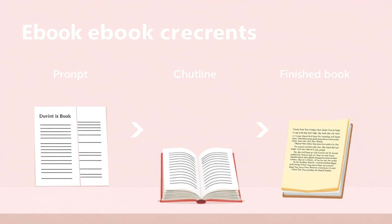 Study guide being created step by step in an AI book creation workflow