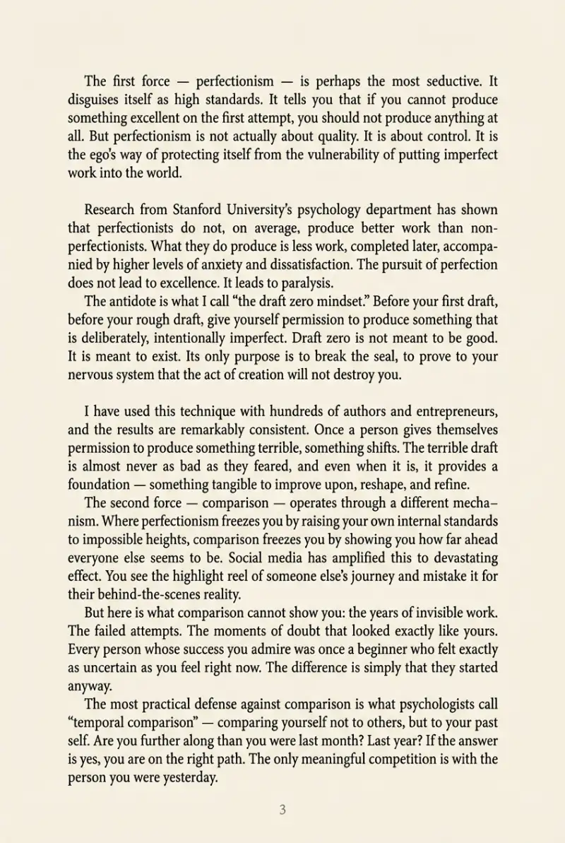 Chapter page from the generated ebook