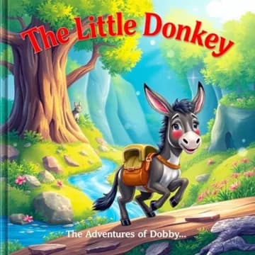 Cover of The Little Donkey, a children's book created with Automateed