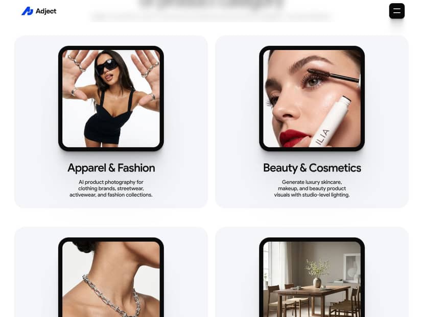 Adject v1.5 interface