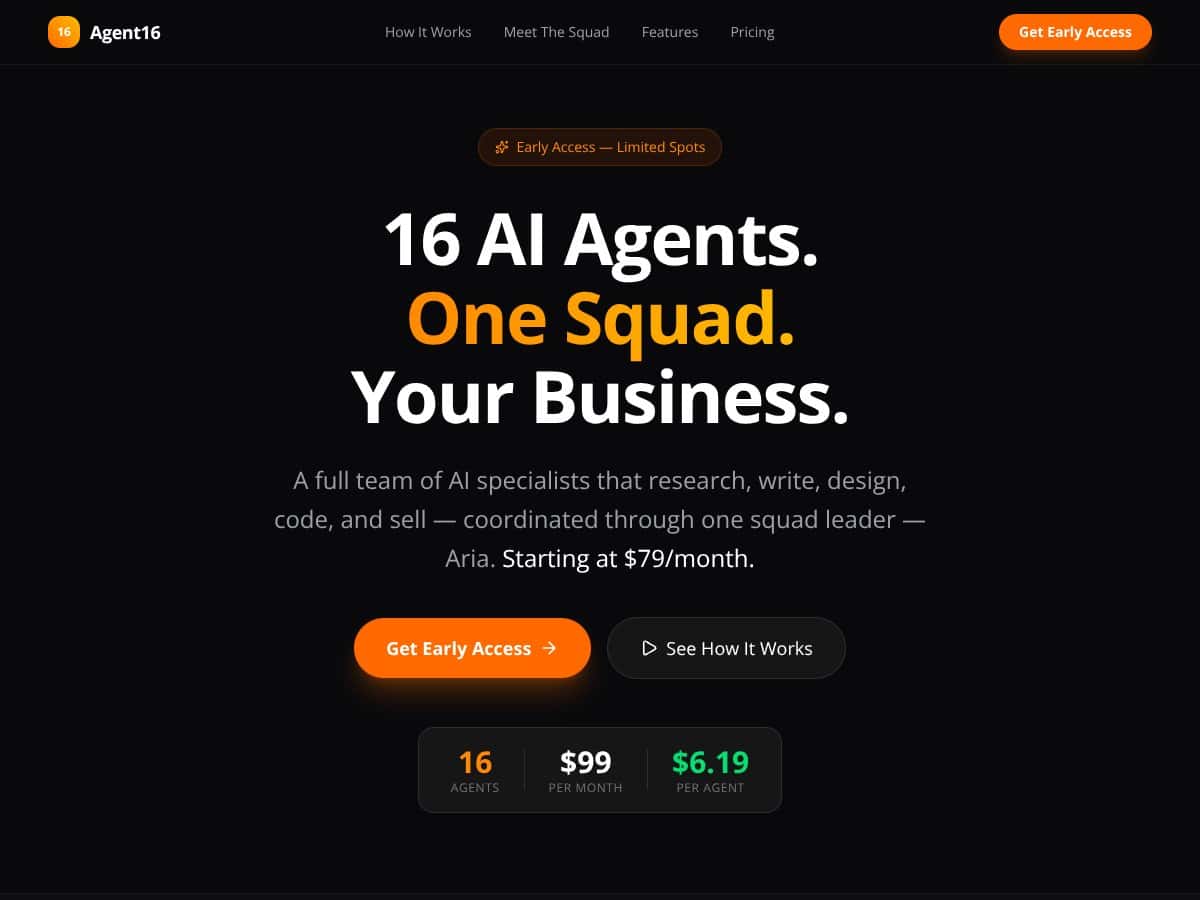 Agent16 screenshot
