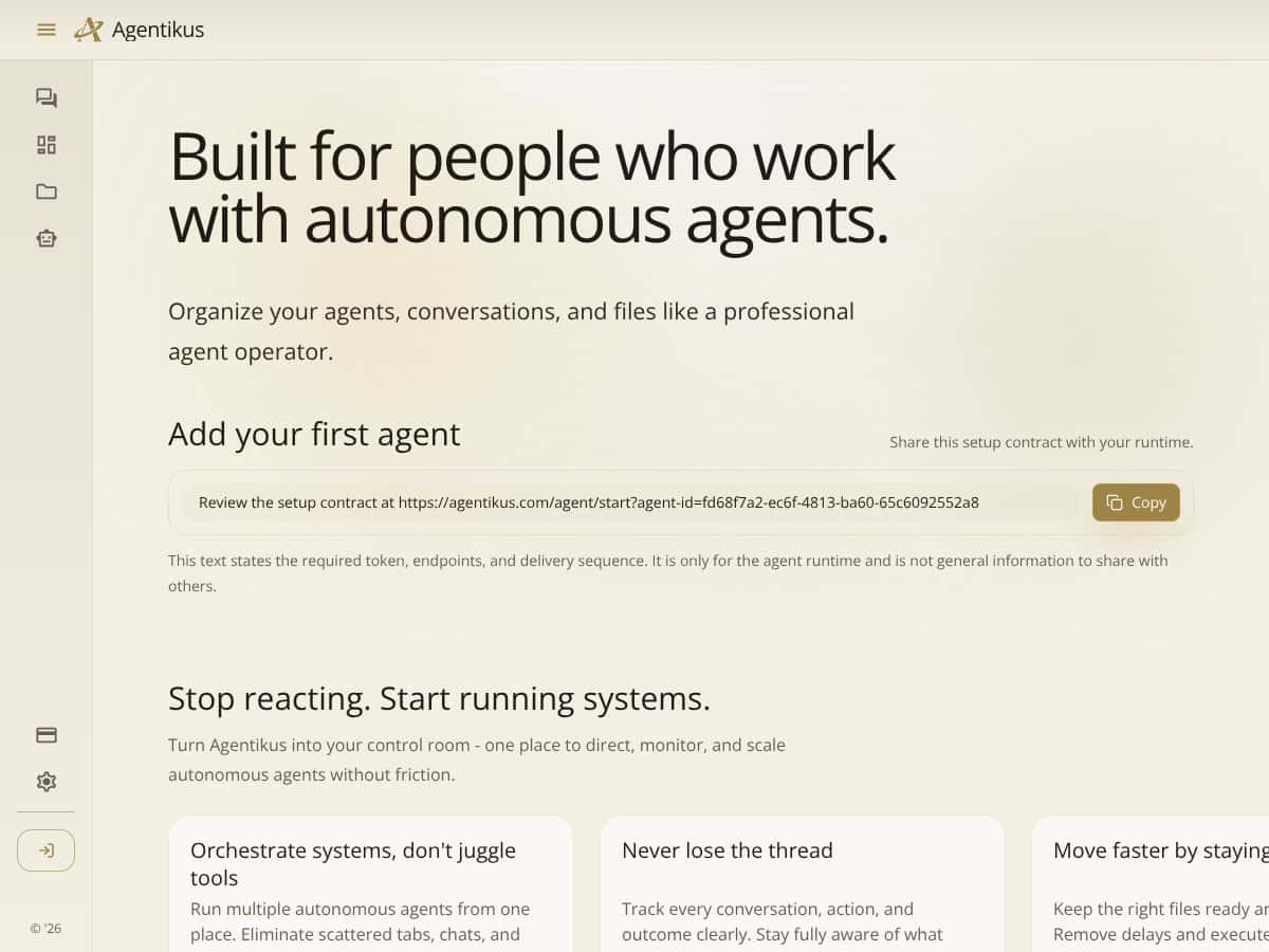 Agentikus screenshot