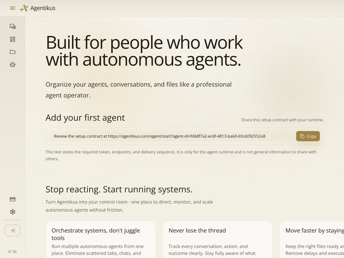 Agentikus screenshot