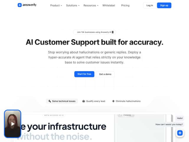 Answerly interface